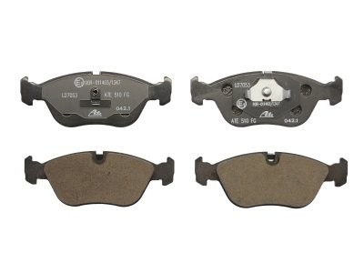 Set plăcuțe frână ATE din ceramică, față , pentru: VOLVO 850, C70 I, S70, V70 I, XC70 I 2.0-2.5D 06.91-10.05