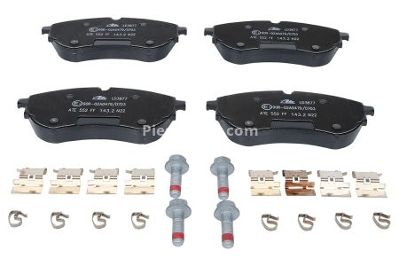 Set plăcuțe frână ATE din ceramică, față , pentru: VW AMAROK 2.0/2.0D/3.0D 09.10-05.22