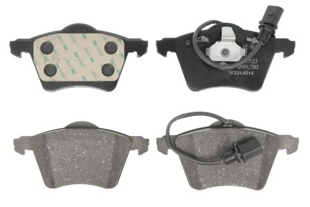 Set plăcuțe frână ATE, față , pentru: VW TRANSPORTER T4 1.9D-2.8 07.90-06.03