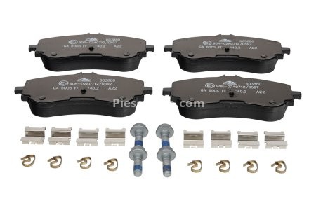 Set plăcuțe frână ATE, spate  , pentru: VW AMAROK, CRAFTER, GRAND CALIFORNIA CAMPER 2.0-Electric 09.10- 3