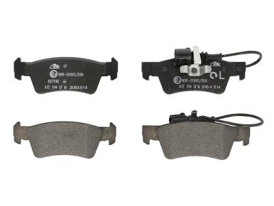Set plăcuțe frână ATE, spate  , pentru: VW TOUAREG 2.5D-6.0 10.02-05.10