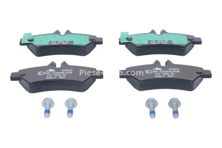 Set plăcuțe frână ATE, spate  (cu șuruburi ghidare etrier), pentru: VW CRAFTER 30-35, CRAFTER 30-50 2.0D/2.5D 04.06-12.16 3