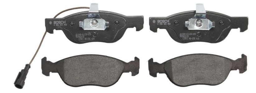 Set plăcuțe frână față , BOSCH, pentru: ALFA ROMEO 145, 146; FIAT BARCHETTA, BRAVA, BRAVO I, MAREA, PUNTO, PUNTO/HATCHBACK; LANCIA DEDRA, DELTA II 1.2-2.4D 04.89-03.12