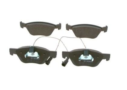 Set plăcuțe frână față , BOSCH ( cu senzor de uzura integrat), pentru: ALFA ROMEO 145, 146, 147, 156, GT, GTV, SPIDER; FIAT BRAVO I, COUPE, MAREA 1.6-3.0 06.93-09.10
