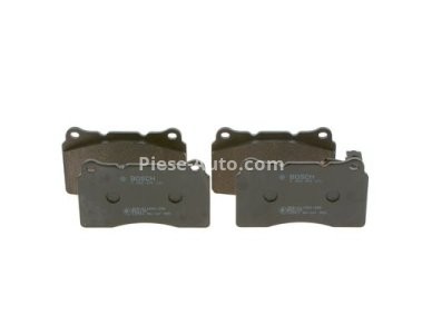 Set plăcuțe frână față , BOSCH (cu tampon de amortizare), pentru: ALFA ROMEO 159, 166, BRERA, SPIDER; LANCIA KAPPA; MASERATI GHIBLI III 1.8-3.2 10.94- 3