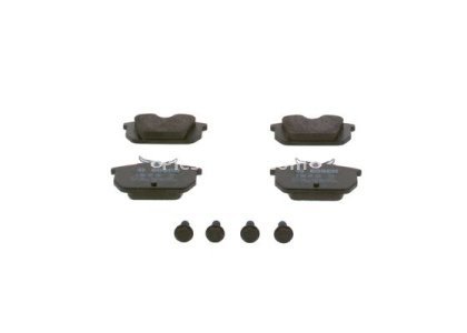 Set plăcuțe frână spate , BOSCH, pentru: ALFA ROMEO 145, 146, 155, 33, GTV, SPIDER; AUDI 100 C2; FIAT 131, BARCHETTA, BRAVO I, COUPE, CROMA, MAREA, PANDA, PUNTO, TEMPRA, TIPO 0.9-3.0 09.74-04.06