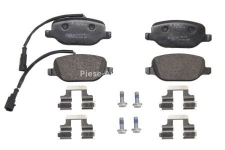 Set plăcuțe frână spate , BOSCH, pentru: ALFA ROMEO 159, BRERA, GIULIETTA, GIULIETTA/HATCHBACK, SPIDER; LANCIA DELTA III, THESIS 1.4-3.2 07.02-12.20