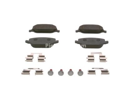 Set plăcuțe frână spate , BOSCH, pentru: ALFA ROMEO 159, BRERA, SPIDER; LANCIA DELTA III, THESIS 1.8-3.2 07.02-08.14
