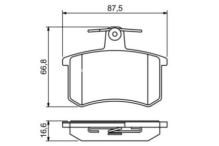 Set plăcuțe frână spate , BOSCH, pentru: ALFA ROMEO 164; AUDI 100 C2, 100 C3, 100 C4, 200 C2, 200 C3, 80 B2, 80 B3, 80 B4, 90 B2, 90 B3, A4 B5, A6 C4, A8 D2, CABRIOLET B3, COUPE B2 0.9-4.2 01.76-