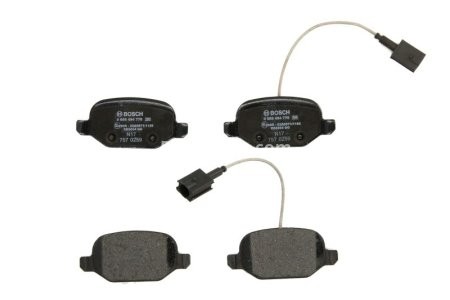 Set plăcuțe frână spate , BOSCH, pentru: ALFA ROMEO MITO 0.9-1.6D 08.08-10.18