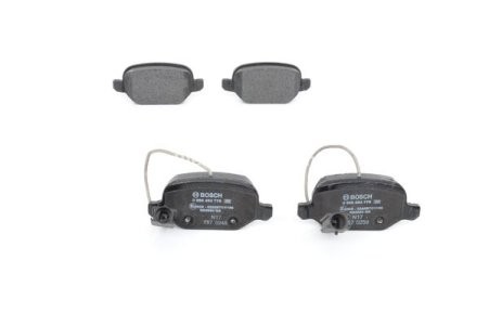 Set plăcuțe frână spate , BOSCH, pentru: ALFA ROMEO MITO 0.9-1.6D 08.08-10.18