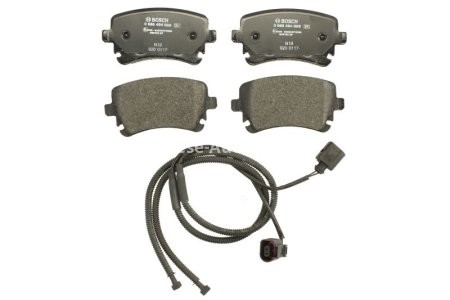 Set plăcuțe frână spate , BOSCH (cu tampon de amortizare), pentru: BENTLEY CONTINENTAL 6.0 09.12-07.18