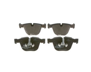 Set de plăcuțe frănă din ceramică, spate, BOSCH ( cu lacat; cu tampon de amortizare), pentru: BENTLEY ARNAGE, AZURE, CONTINENTAL, CONTINENTAL FLYING SPUR 3.0-6.8 03.98-07.19