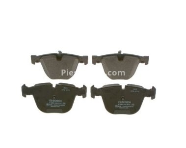 Set de plăcuțe frănă din ceramică, spate, BOSCH ( cu lacat; cu tampon de amortizare), pentru: BENTLEY ARNAGE, AZURE, CONTINENTAL, CONTINENTAL FLYING SPUR 3.0-6.8 03.98-07.19 3