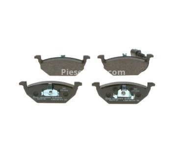 Set plăcuțe frână față , BOSCH, pentru: AUDI A2, A3; SEAT ALTEA, ALTEA XL, LEON, TOLEDO II, TOLEDO III; SKODA FABIA I, FABIA I PRAKTIK, FABIA II, OCTAVIA I, OCTAVIA II 1.0-3.2 09.96- 3