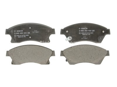 Set plăcuțe frână față , BOSCH, pentru: CHEVROLET AVEO, CRUZE; OPEL ASTRA J, ASTRA J GTC, ASTRA J/HATCHBACK 1.2-2.0D 05.09-