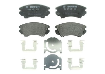Set plăcuțe frână față , BOSCH, pentru: CHEVROLET CAMARO, MALIBU; OPEL ASTRA J, ASTRA J GTC, ASTRA J/HATCHBACK, CASCADA, INSIGNIA A, INSIGNIA A COUNTRY, ZAFIRA C; SAAB 9-5 1.3D-6.2 07.08-