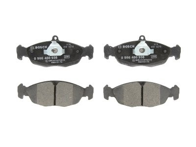 Set plăcuțe frână față , BOSCH, pentru: CHEVROLET CELTA, CORSA, LANOS; DAEWOO LANOS, NEXIA; OPEL ASTRA F, ASTRA F CLASSIC, ASTRA F/KOMBI, COMBO/MINIVAN, CORSA A, CORSA A TR 1.0-1.8 09.82- 1