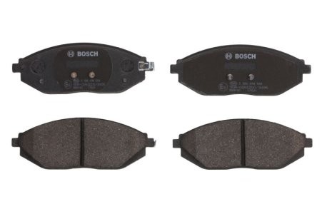 Set plăcuțe frână față , BOSCH, pentru: CHEVROLET SPARK 1.0-Electric 03.10-