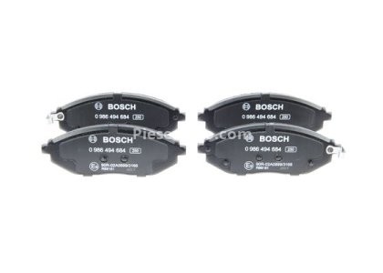 Set plăcuțe frână față , BOSCH, pentru: CHEVROLET SPARK 1.0-Electric 03.10-