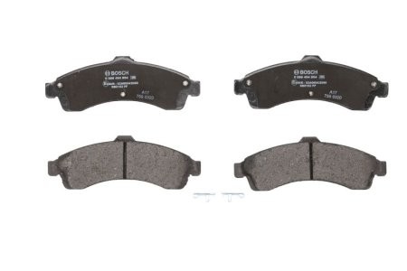 Set plăcuțe frână față , BOSCH, pentru: CHEVROLET TRAILBLAZER; ISUZU ASCENDER; SAAB 9-7X 4.2/5.3 09.01-