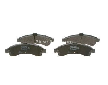 Set plăcuțe frână față , BOSCH, pentru: CHEVROLET TRAILBLAZER; ISUZU ASCENDER; SAAB 9-7X 4.2/5.3 09.01-