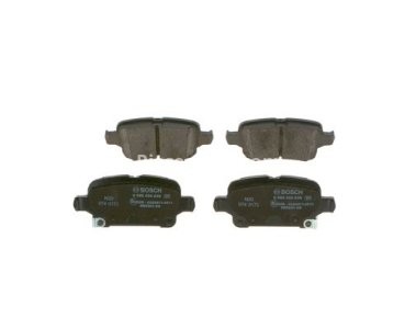 Set plăcuțe frână spate , BOSCH, pentru: CHEVROLET VOLT; OPEL AMPERA-E, ASTRA K, ASTRA K/KOMBI, INSIGNIA B, INSIGNIA B COUNTRY, INSIGNIA B GRAND SPORT 1.0-Electric 06.15- 2