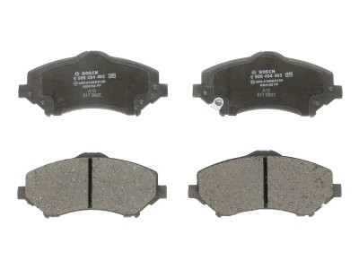 Set plăcuțe frână față , BOSCH, pentru: CHRYSLER GRAND VOYAGER V, TOWN & COUNTRY, VOYAGER V; DODGE GRAND, JOURNEY, NITRO; FIAT FREEMONT; JEEP CHEROKEE, WRANGLER III 2.0D-4.0 09.06-