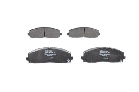 Set plăcuțe frână față , BOSCH, pentru: CHRYSLER PACIFICA; DODGE GRAND; FIAT FREEMONT; JEEP WRANGLER IV; LANCIA VOYAGER 2.0-3.6LPG 08.11-