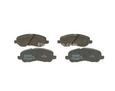 Set plăcuțe frână față , BOSCH, pentru: CHRYSLER SEBRING; CITROEN C4 AIRCROSS; LANCIA FLAVIA; MITSUBISHI ASX, GALANT VIII, LANCER VII, LANCER VIII, OUTLANDER I, OUTLANDER II 1.3-3.0 09.96-