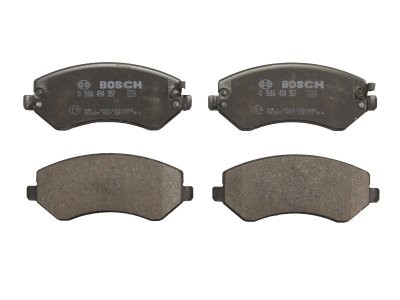Set plăcuțe frână față , BOSCH, pentru: CHRYSLER VOYAGER IV; DODGE CARAVAN; JEEP CHEROKEE 2.4-3.8 02.00-12.08