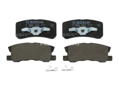 Set plăcuțe frână spate , BOSCH, pentru: CHRYSLER 200, SEBRING; CITROEN C4 AIRCROSS, C-CROSSER, C-CROSSER ENTERPRISE; DODGE CALIBER; JEEP COMPASS, PATRIOT; MITSUBISHI ASX, ENDEAVOR 1.6-3.8 04.00-