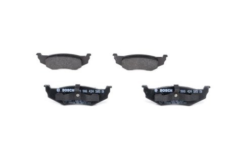 Set plăcuțe frână spate , BOSCH, pentru: CHRYSLER 300M, CIRRUS, CONCORDE, LE BARON, LHS, NEON, NEON II, PT CRUISER, SARATOGA, SEBRING, STRATUS, VOYAGER III; DODGE INTREPID, NEON 1.6-3.8 09.86-