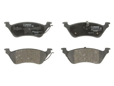 Set plăcuțe frână spate , BOSCH, pentru: CHRYSLER RAM, VOYAGER IV; DODGE CARAVAN 2.4-3.8 02.00-