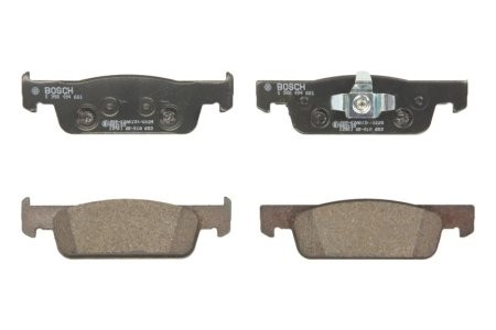 Set plăcuțe frână față , BOSCH, pentru: DACIA LOGAN II, LOGAN MCV II, SANDERO II; RENAULT CLIO IV, CLIO IV/HATCHBACK, THALIA III, TWINGO III 0.9-Electric 10.12-