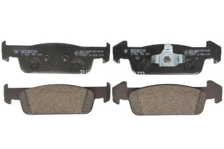Set plăcuțe frână față , BOSCH (cu lacat), pentru: DACIA LOGAN II, SANDERO II; RENAULT CLIO IV, LOGAN/STEPWAY II, SANDERO/STEPWAY II 0.9-1.6 10.12-