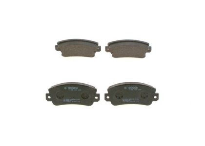 Set plăcuțe frână față , BOSCH, pentru: FIAT 131, PANDA, PANDA/HATCHBACK, REGATA, RITMO, UNO; LANCIA Y10; SEAT FURA, IBIZA I, MALAGA, MARBELLA, MARBELLA/HATCHBACK, RONDA 0.65-2.5D 10.74-06.06