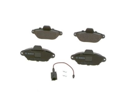Set plăcuțe frână față , BOSCH, pentru: FIAT 500, PANDA, PANDA/HATCHBACK, PUNTO, SEICENTO / 600 0.9-1.2LPG 11.97-