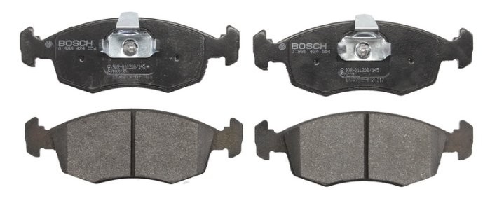 Set plăcuțe frână față , BOSCH, pentru: FIAT DOBLO, DOBLO/MINIVAN, GRANDE PUNTO, PALIO, PUNTO, SIENA, STRADA 1.1-1.9D 04.96-