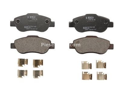 Set plăcuțe frână față , BOSCH, pentru: FIAT PANDA, PANDA/HATCHBACK 1.1-1.4CNG 09.03-
