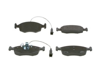 Set plăcuțe frână față , BOSCH, pentru: FIAT 500, 500 C, PUNTO, PUNTO EVO, PUNTO EVO/HATCHBACK, PUNTO/HATCHBACK 0.9-1.4LPG 07.07- 2