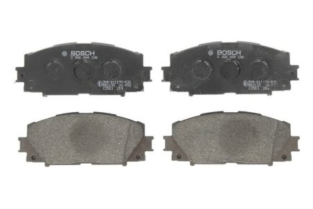 Set plăcuțe frână față , BOSCH, pentru:  TOYOTA PRIUS, RACTIS, VERSO S, YARIS, YARIS / VIOS, YARIS/HATCHBACK 1.0-1.8H 08.05-