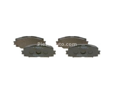 Set plăcuțe frână față , BOSCH, pentru:  TOYOTA PRIUS, RACTIS, VERSO S, YARIS, YARIS / VIOS, YARIS/HATCHBACK 1.0-1.8H 08.05- 3