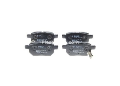 Set plăcuțe frână spate , BOSCH, pentru:  TOYOTA COROLLA, IQ, PRIUS, PRIUS PHV, YARIS 1.0-1.8H 06.08-