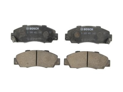 Set plăcuțe frână față , BOSCH, pentru:  HONDA ACCORD IV, ACCORD V, ACCORD VI, CIVIC VI, CR-V I, HR-V, INTEGRA, LEGEND II, LEGEND III, NSX I, ODYSSEY, PRELUDE IV, PRELUDE V 1.6-3.5 01.90-