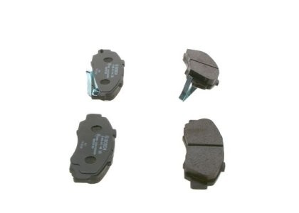 Set plăcuțe frână față , BOSCH, pentru:  HONDA ACCORD IV, ACCORD V, ACCORD VI, CIVIC VI, CR-V I, HR-V, INTEGRA, LEGEND II, LEGEND III, NSX I, ODYSSEY, PRELUDE IV, PRELUDE V 1.6-3.5 01.90- 3