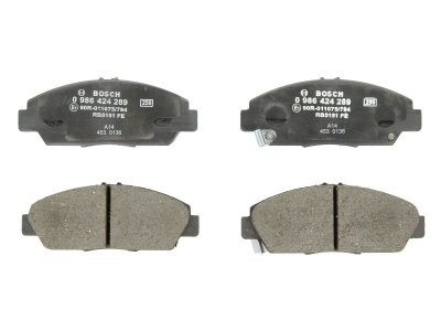 Set plăcuțe frână față , BOSCH, pentru: HONDA ACCORD V, PRELUDE IV, PRELUDE V; ROVER 600 I 1.9-2.2 02.92-10.00
