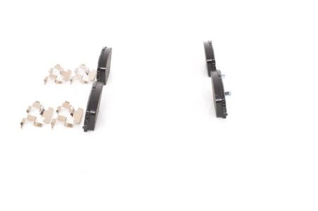 Set plăcuțe frână față , BOSCH, pentru: HONDA ACCORD VI; MG MG ZR; NISSAN ALMERA TINO, PRIMERA 1.4-2.3 03.97-