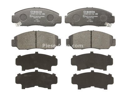 Set plăcuțe frână față , BOSCH, pentru: HONDA ACCORD VII, CIVIC IX, CIVIC VII, CIVIC VIII, FR-V, ODYSSEY, STREAM; NISSAN PATHFINDER II, X-TRAIL I 1.6-3.5 09.95-