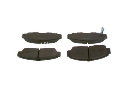 Set plăcuțe frână față , BOSCH, pentru: HONDA ACCORD VII, CIVIC IX, CIVIC VII, CIVIC VIII, FR-V, ODYSSEY, STREAM; NISSAN PATHFINDER II, X-TRAIL I 1.6-3.5 09.95- 3